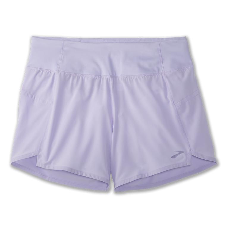 Brooks Chaser 5 Running Shorts - Women's - Lavender Purple/Violet Dash (98427-VXGZ)